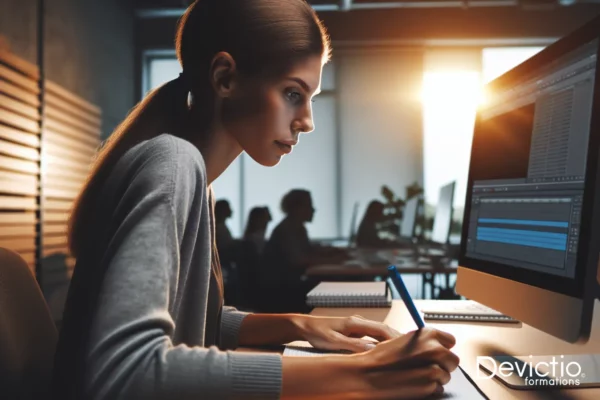 Une participante engagée dans notre Formation Entretien Professionnel à Lyon